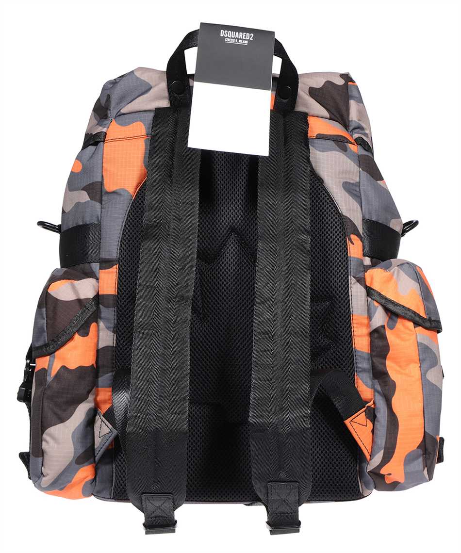 Dsquared2-OUTLET-SALE-Printed nylon backpack-ARCHIVIST