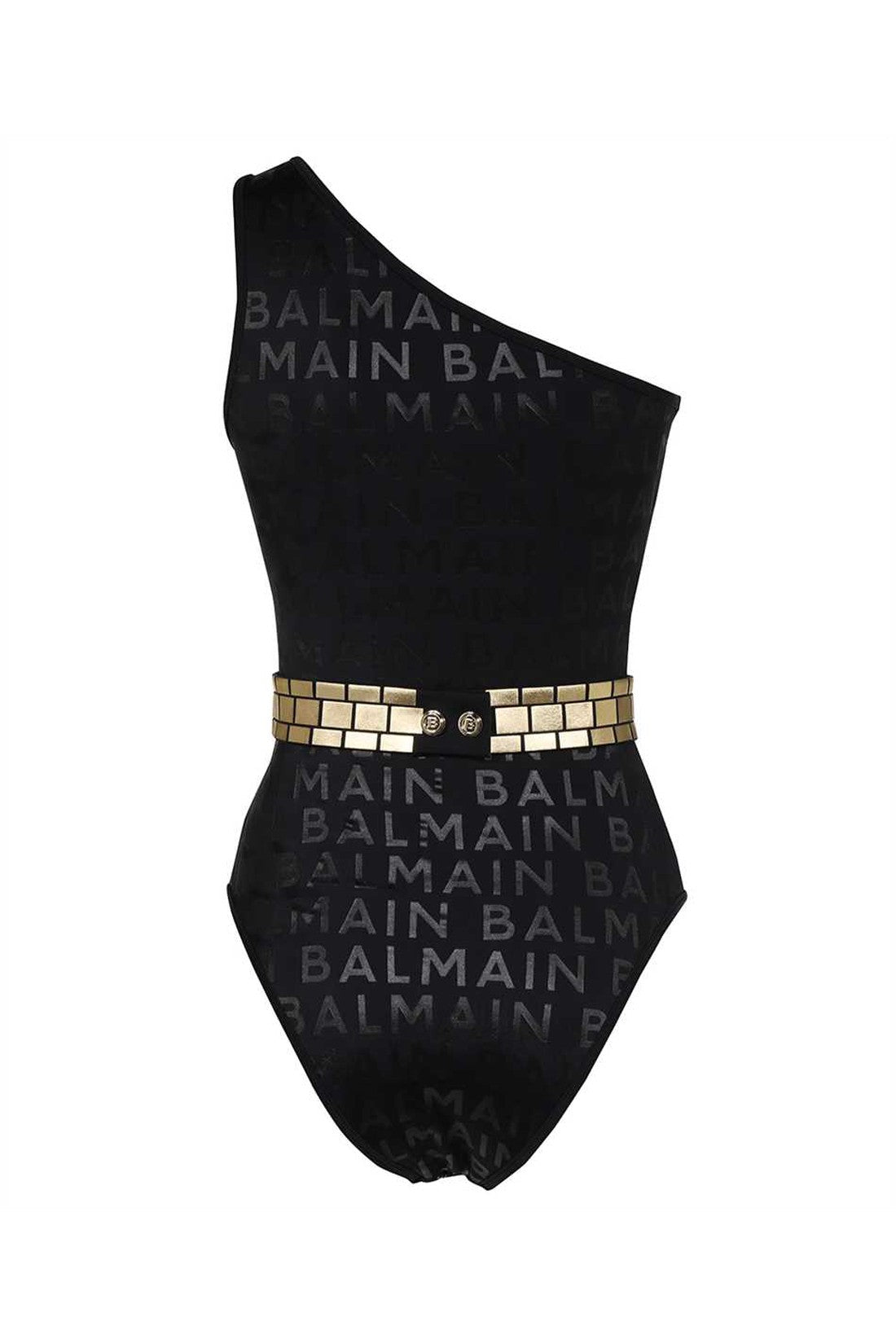 Balmain-OUTLET-SALE-Printed one-piece swimsuit-ARCHIVIST