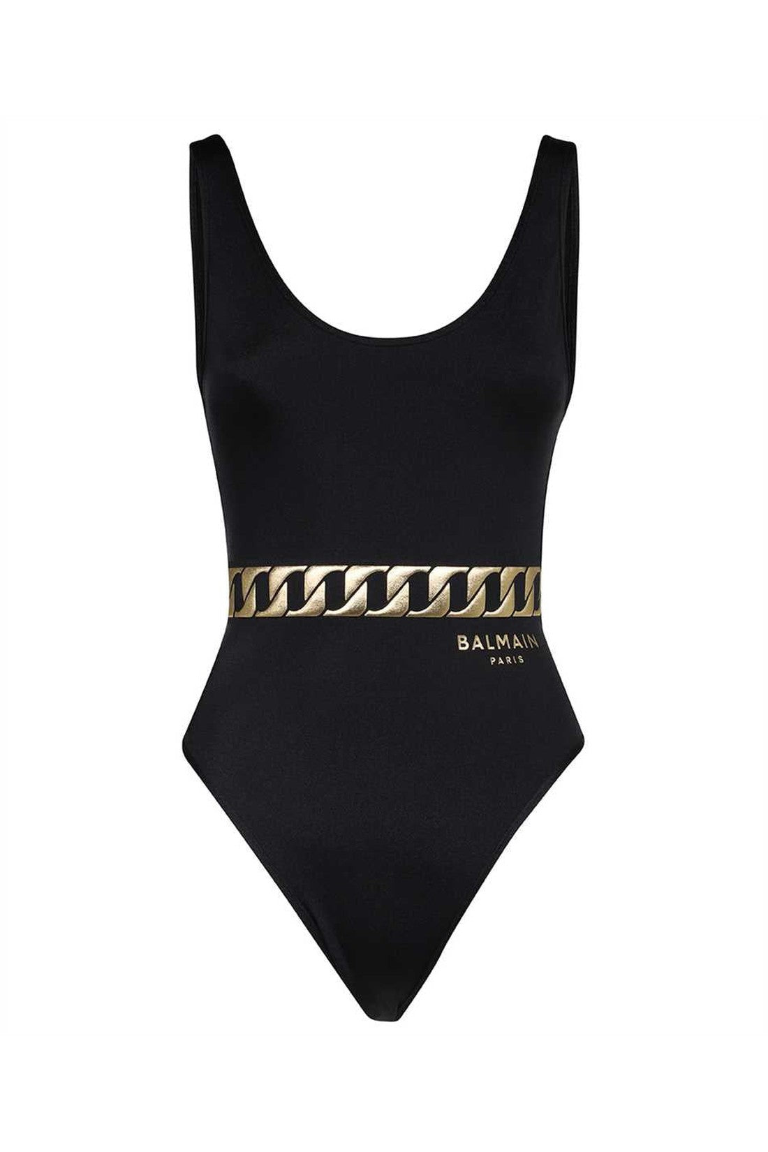 Balmain-OUTLET-SALE-Printed one-piece swimsuit-ARCHIVIST