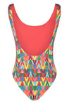 Valentino-OUTLET-SALE-Printed one-piece swimsuit-ARCHIVIST