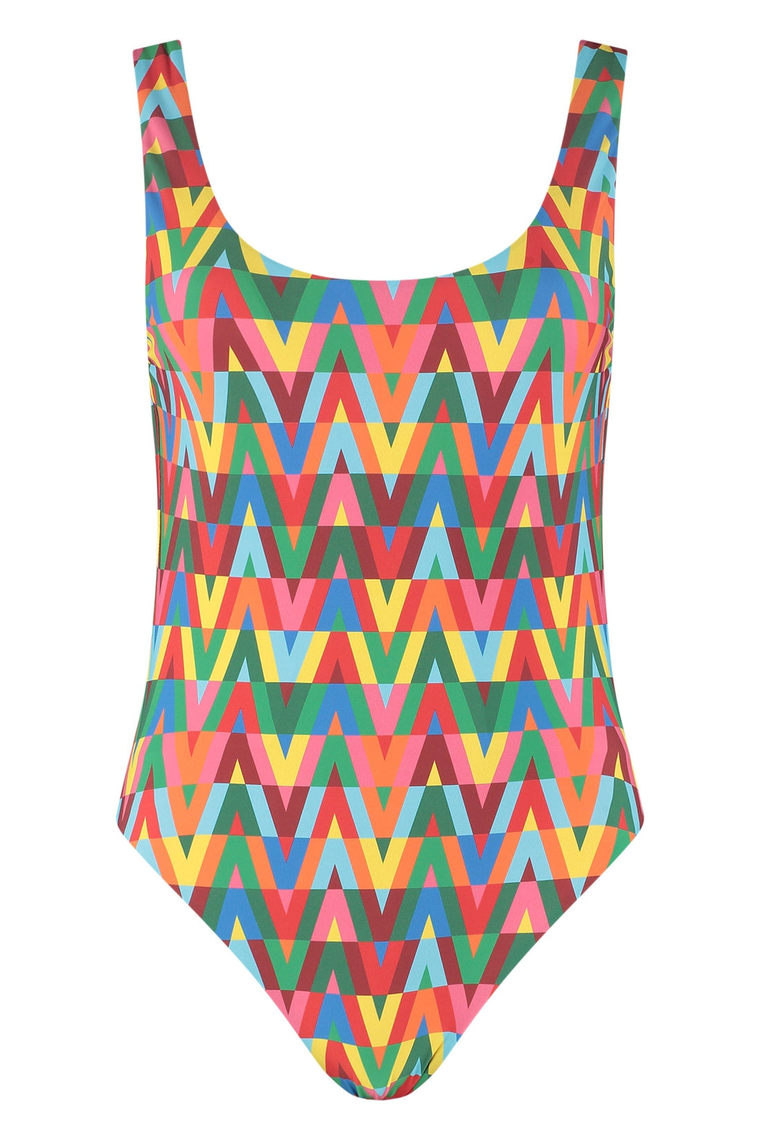 Valentino-OUTLET-SALE-Printed one-piece swimsuit-ARCHIVIST