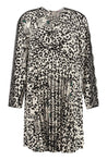 RED VALENTINO-OUTLET-SALE-Printed pleated dress-ARCHIVIST