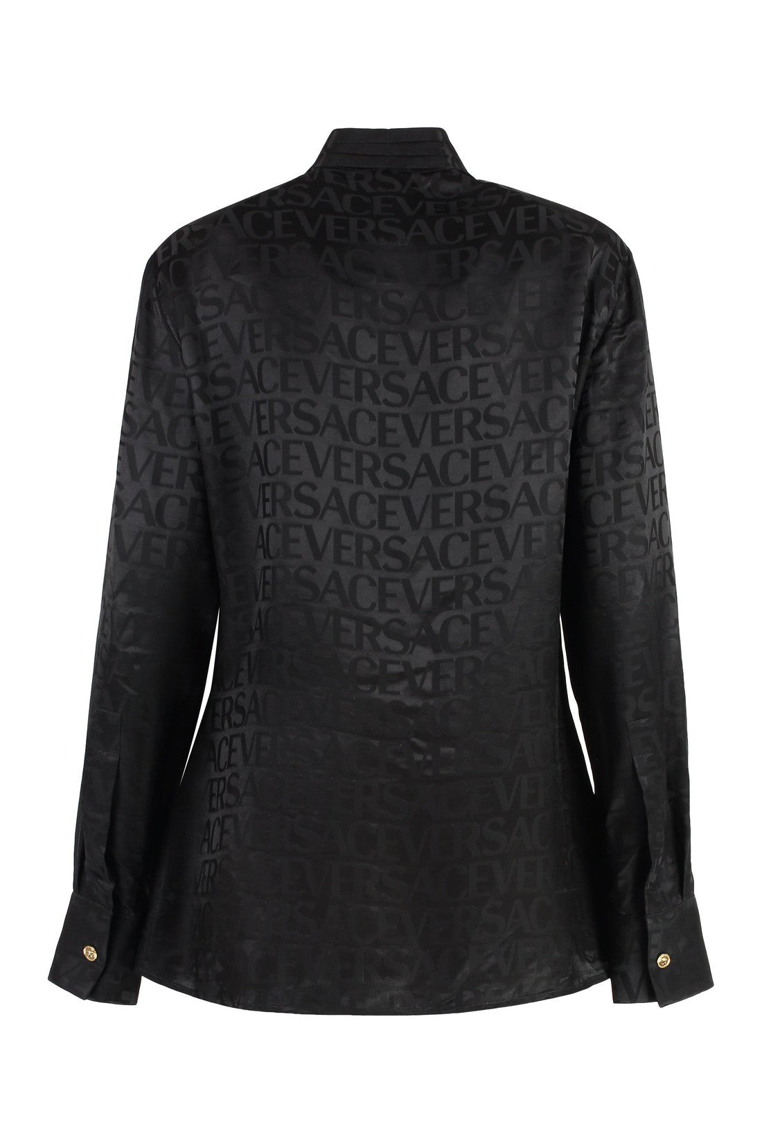 Versace-OUTLET-SALE-Printed satin blouse-ARCHIVIST