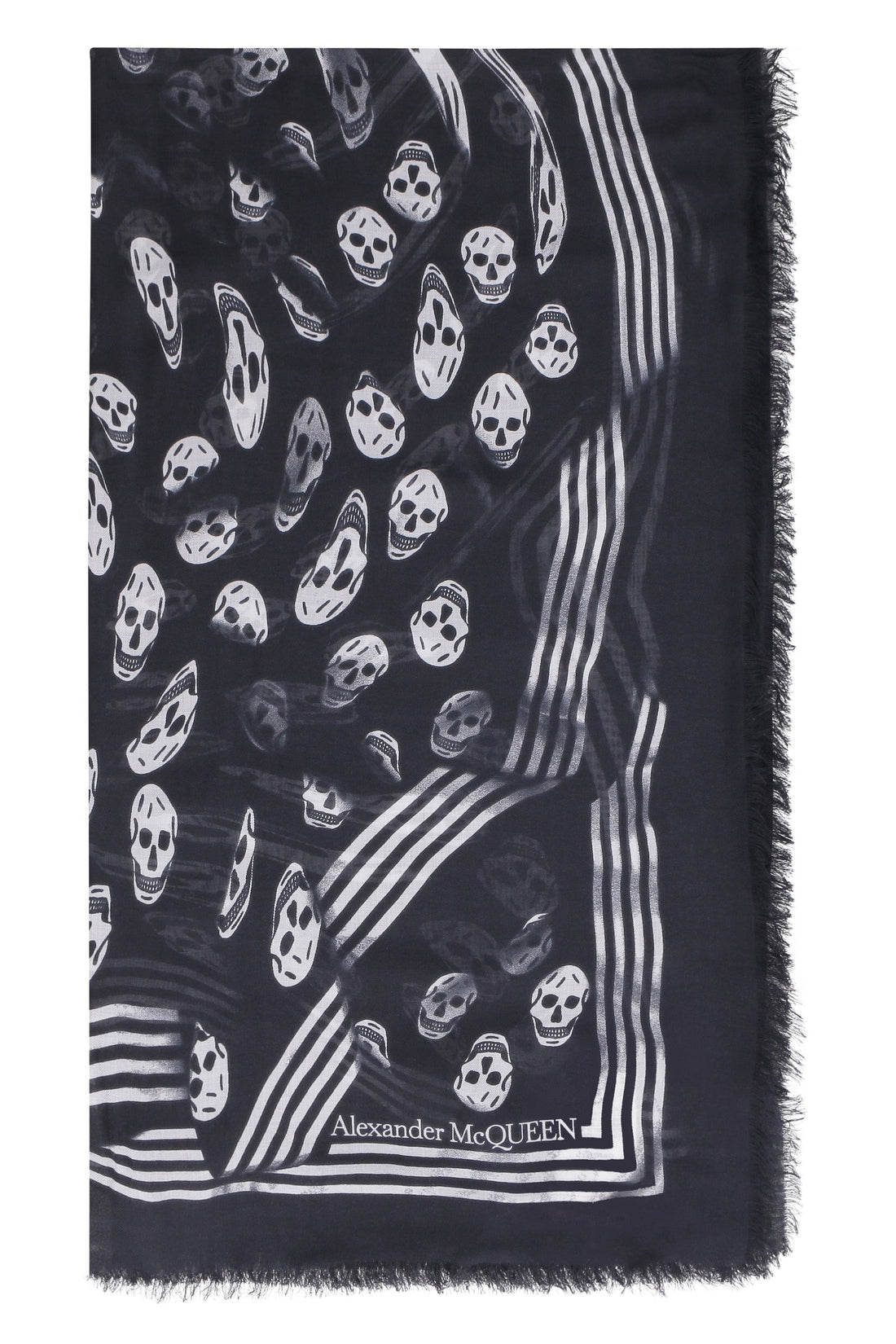 Alexander McQueen-OUTLET-SALE-Printed shawl-ARCHIVIST