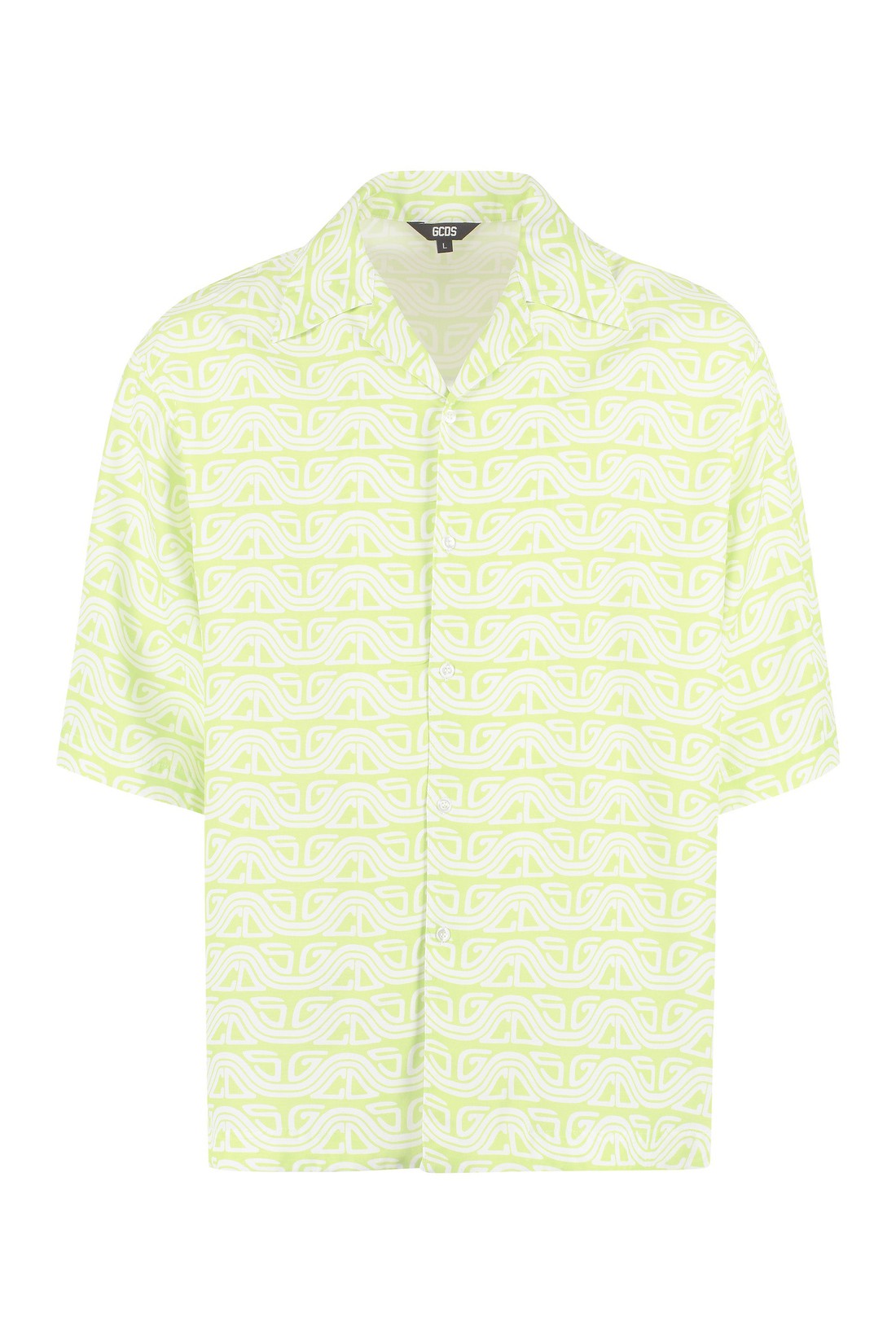 GCDS-OUTLET-SALE-Printed short sleeved shirt-ARCHIVIST