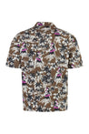 Palm Angels-OUTLET-SALE-Printed short sleeved shirt-ARCHIVIST