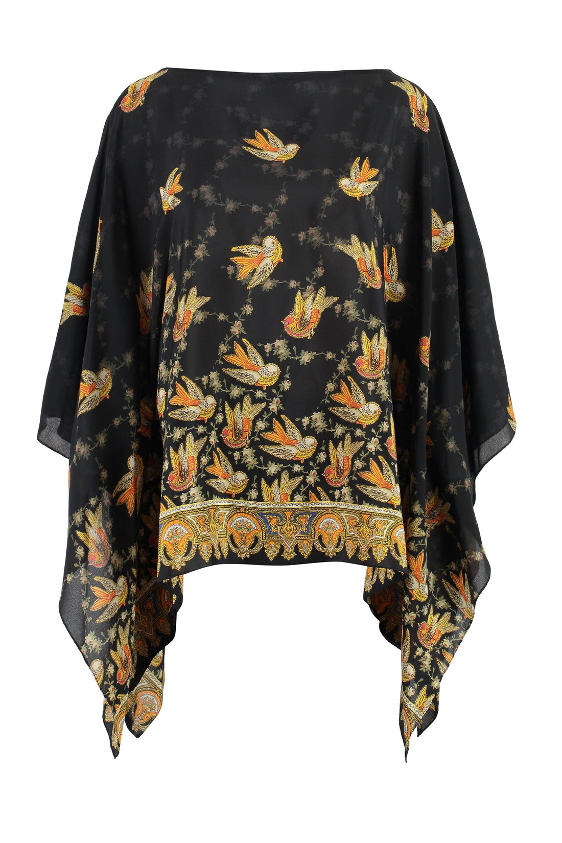 Etro-OUTLET-SALE-Printed silk blouse-ARCHIVIST