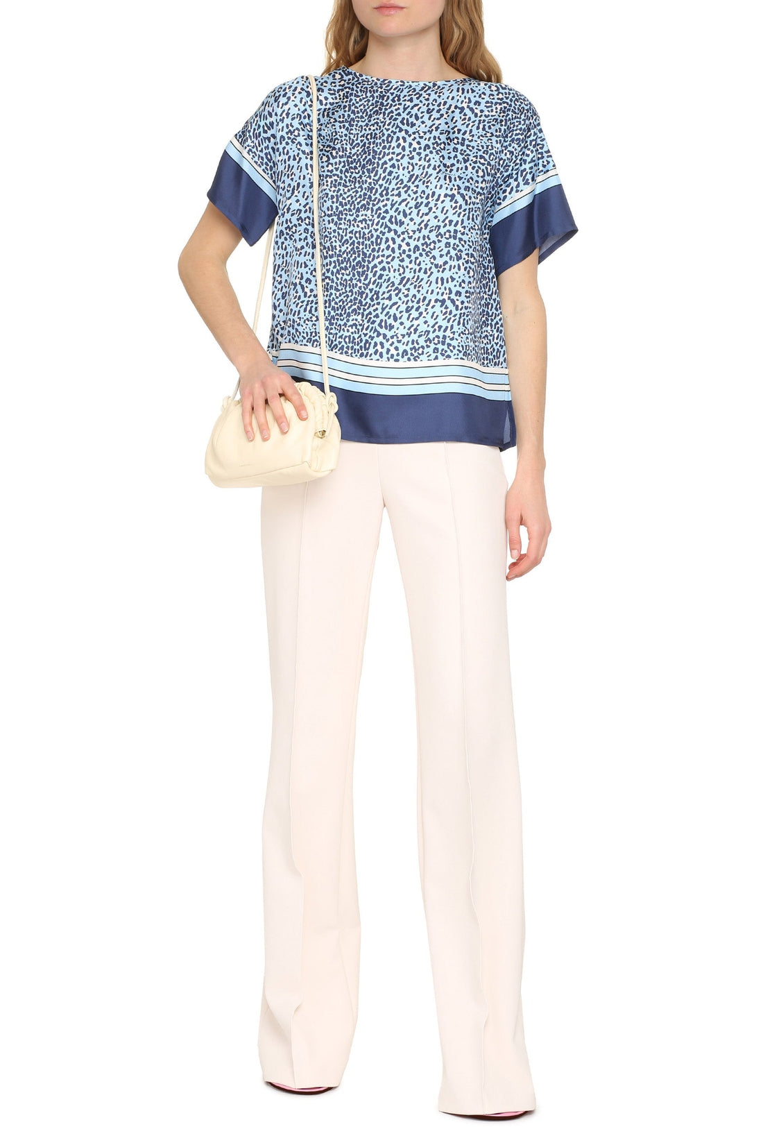 Parosh-OUTLET-SALE-Printed silk blouse-ARCHIVIST