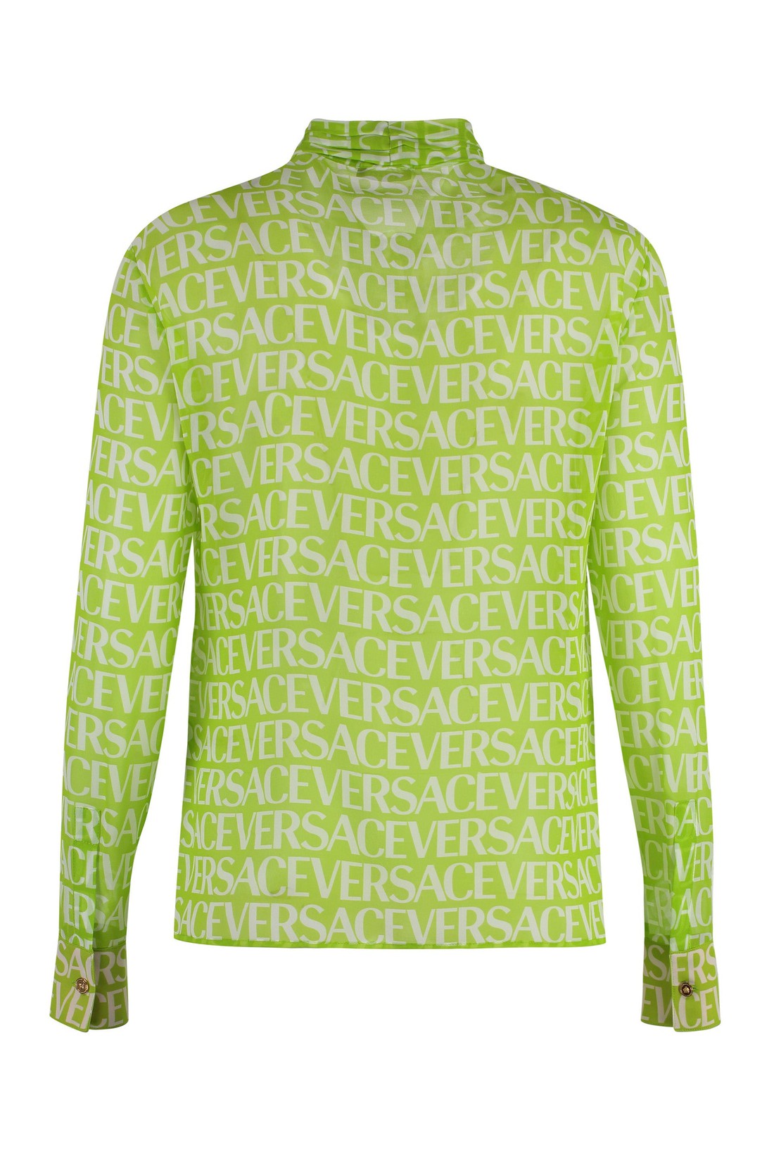 Versace-OUTLET-SALE-Printed silk blouse-ARCHIVIST