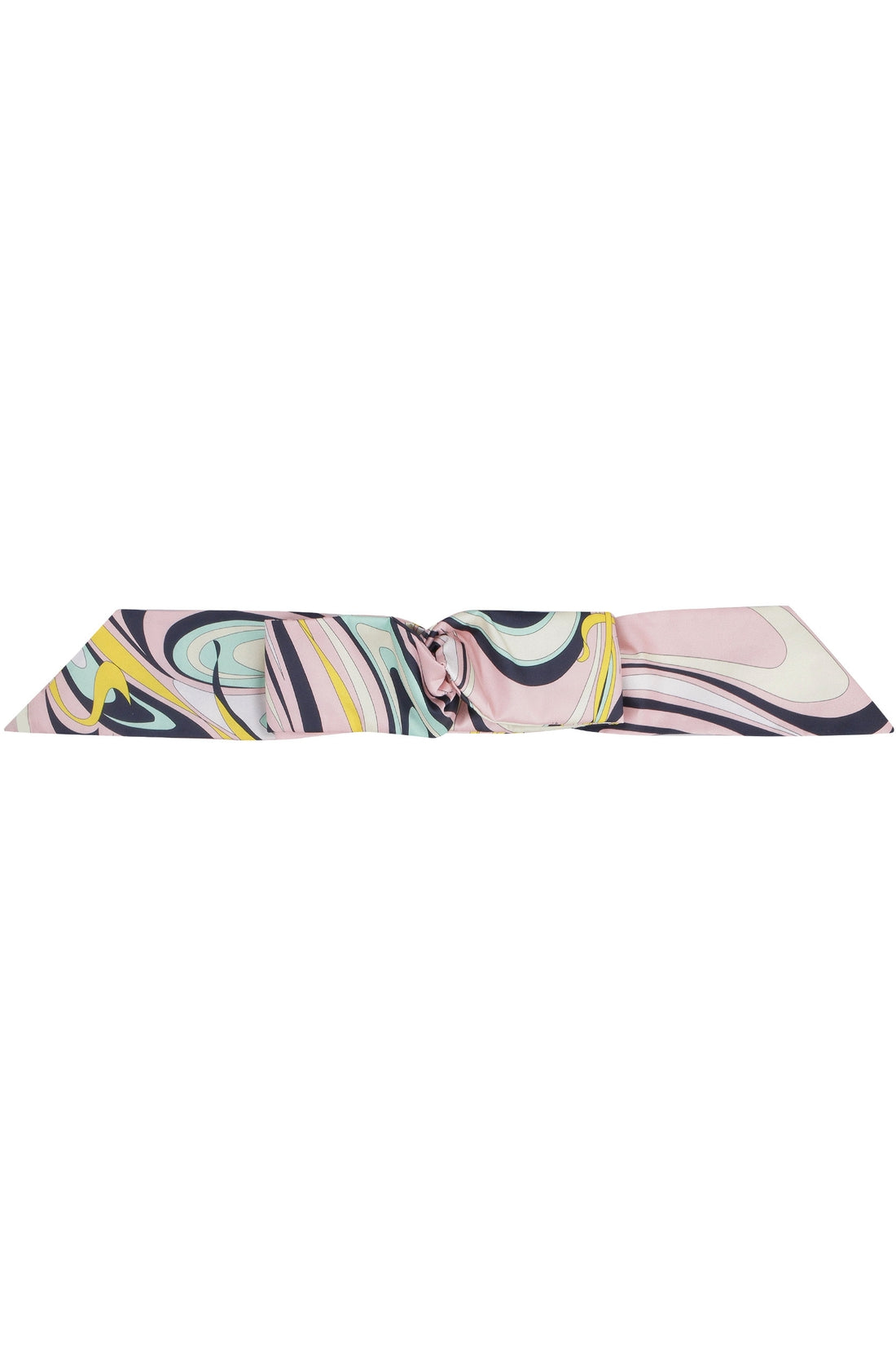 Emilio Pucci-OUTLET-SALE-Printed silk headband-ARCHIVIST
