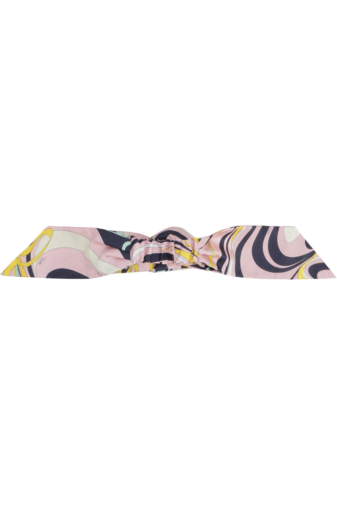 Emilio Pucci-OUTLET-SALE-Printed silk headband-ARCHIVIST