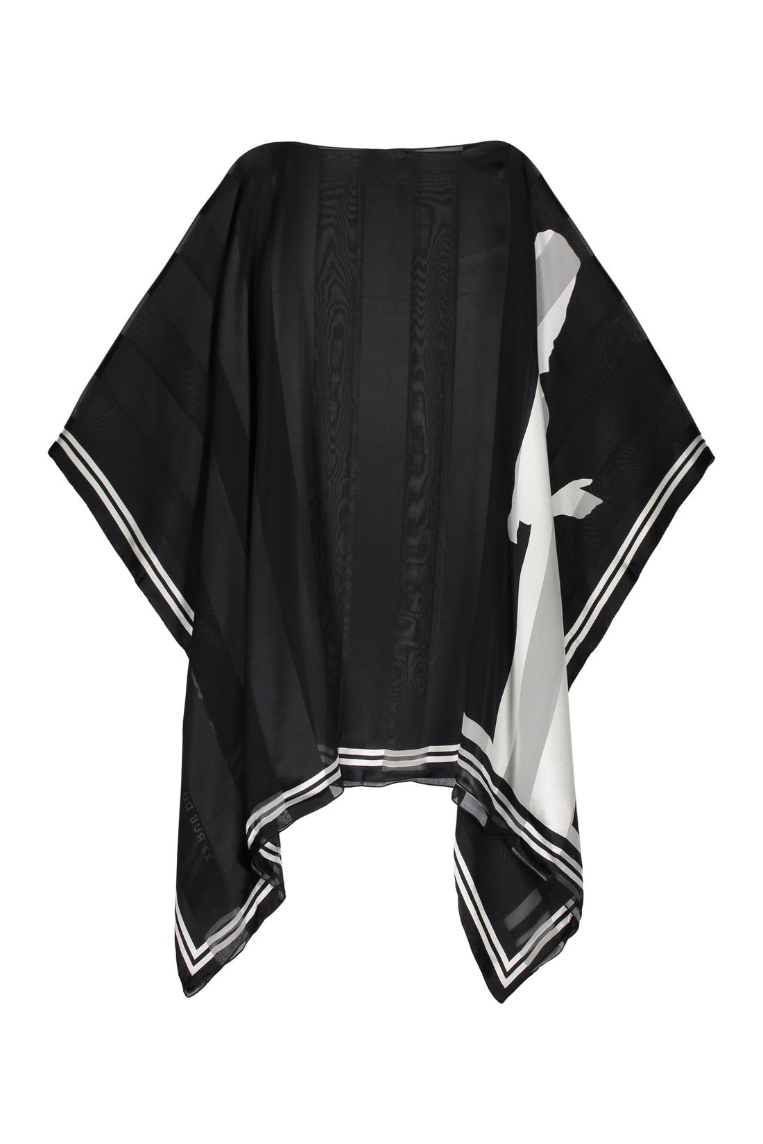 Lanvin-OUTLET-SALE-Printed silk kaftan-ARCHIVIST