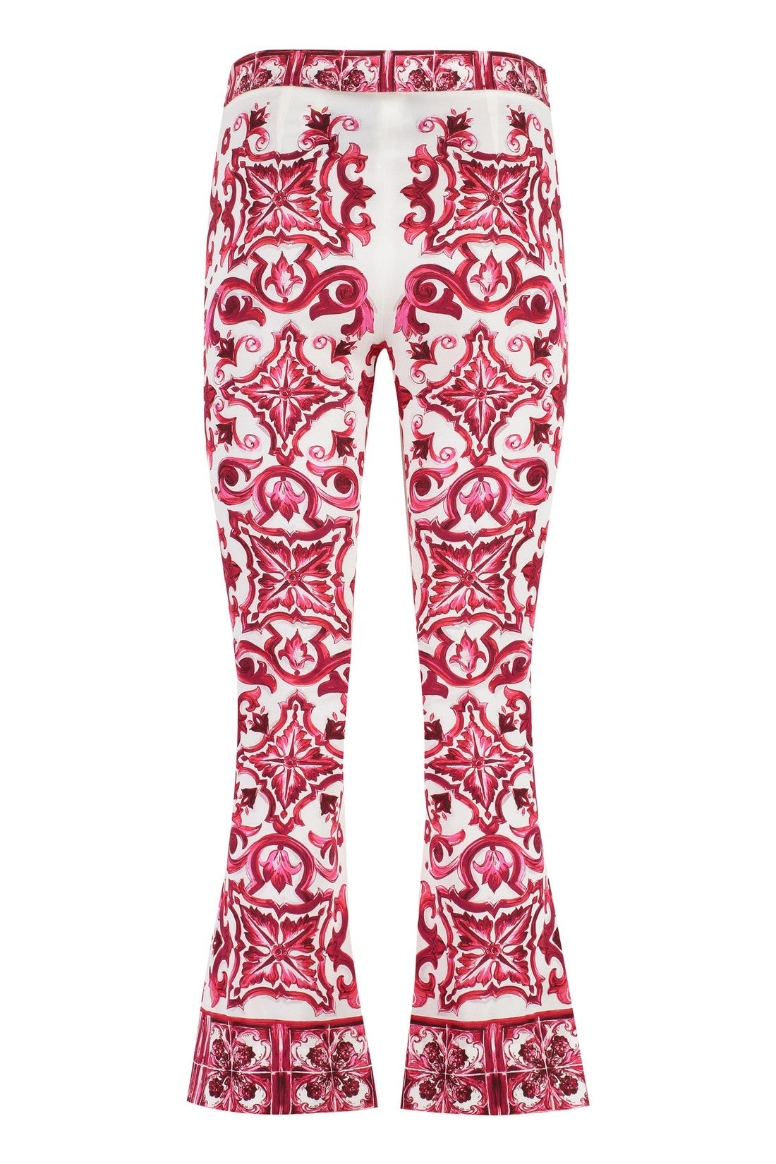Dolce & Gabbana-OUTLET-SALE-Printed silk pants-ARCHIVIST