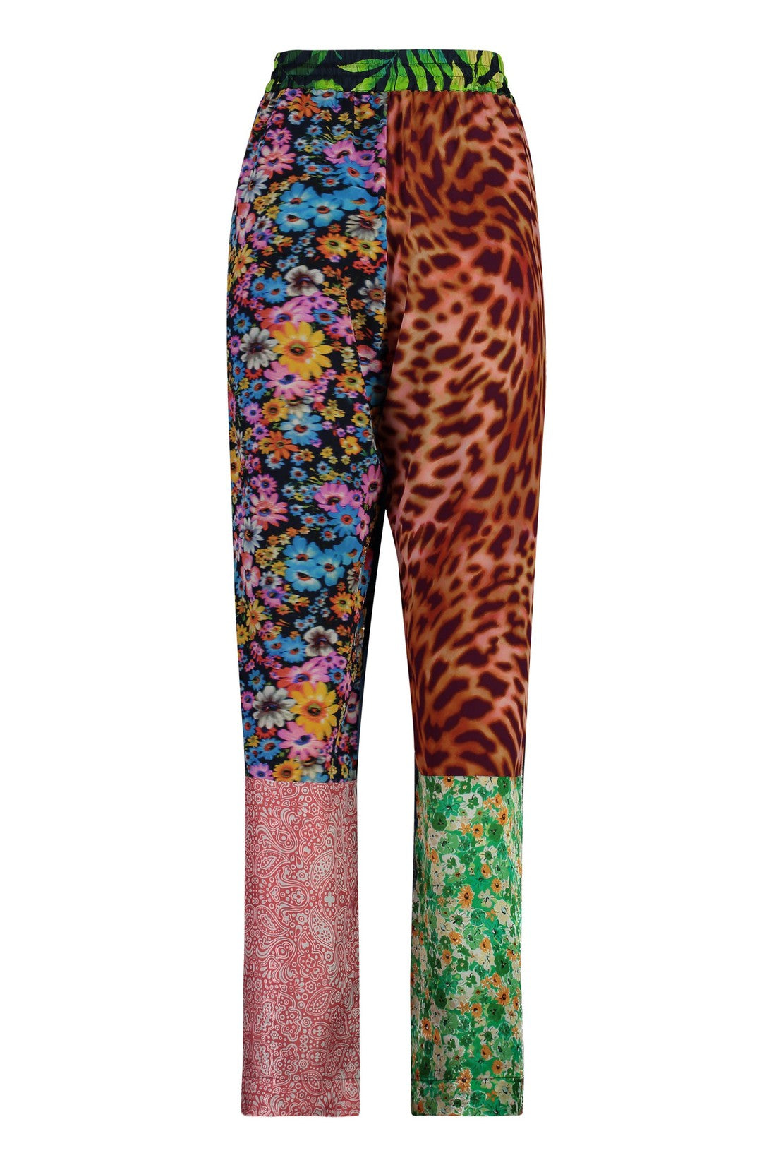 Marine Serre-OUTLET-SALE-Printed silk pants-ARCHIVIST