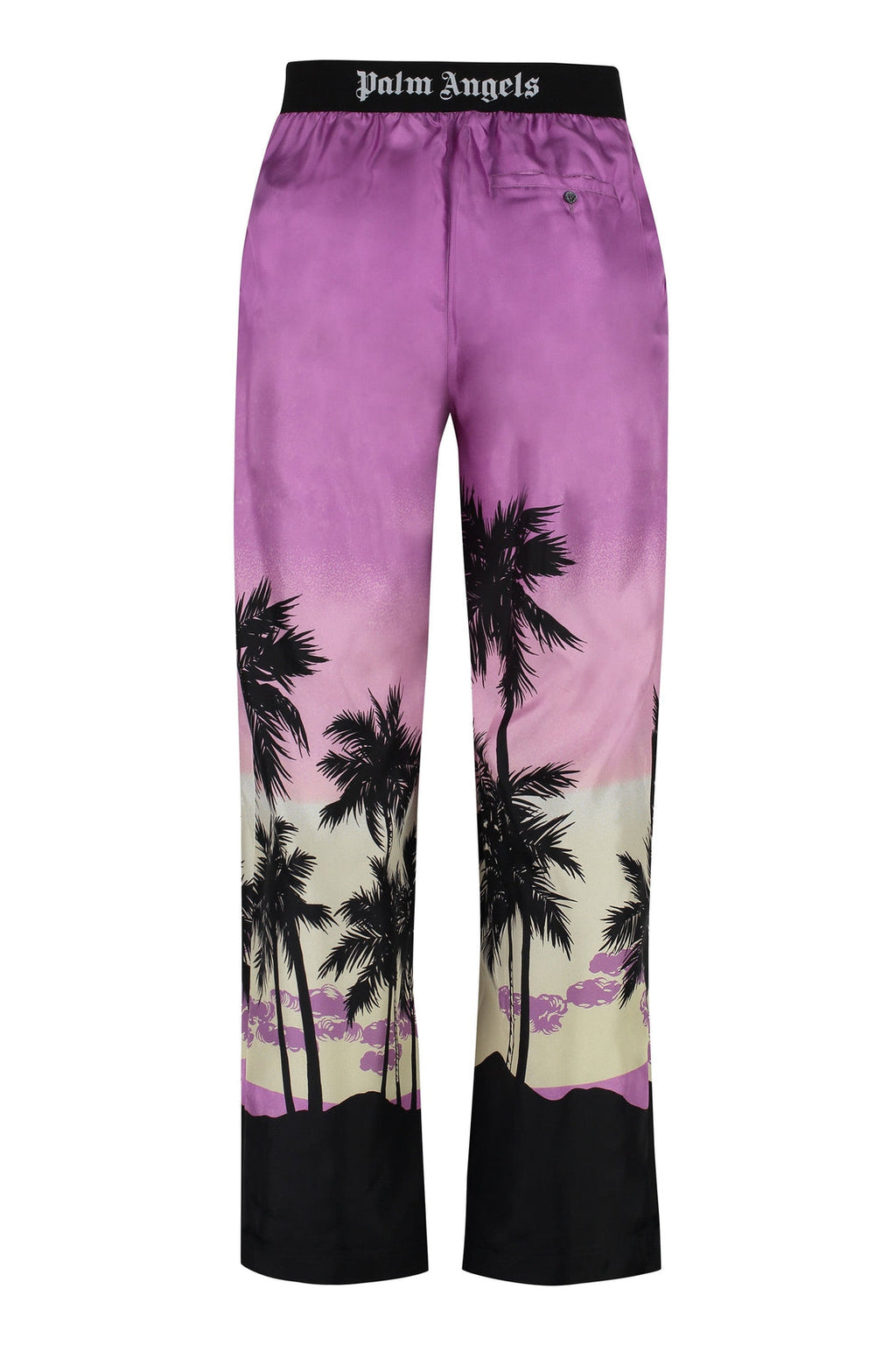Palm Angels-OUTLET-SALE-Printed silk pants-ARCHIVIST