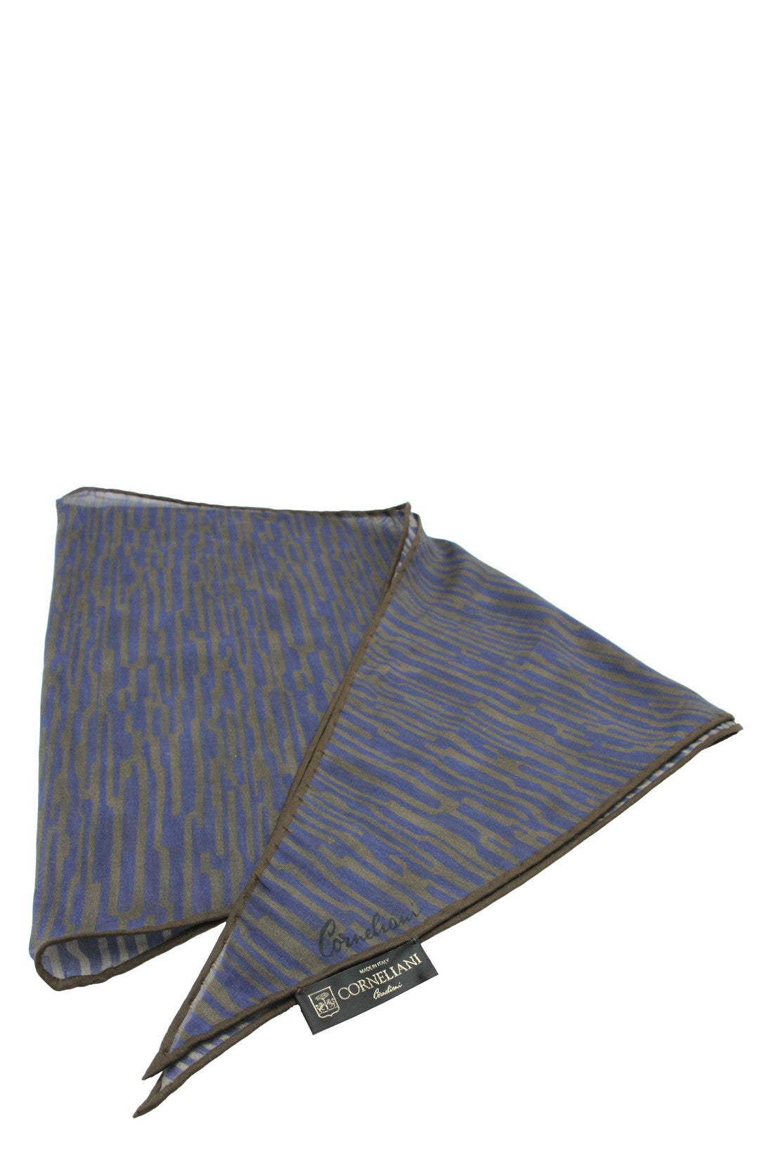 CORNELIANI-OUTLET-SALE-Printed silk scarf-ARCHIVIST