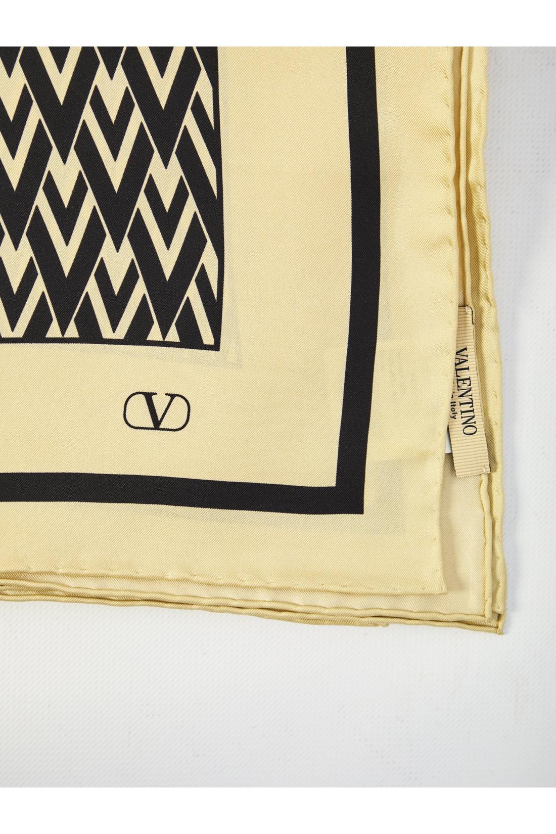 Valentino Garavani-OUTLET-SALE-Printed silk scarf-ARCHIVIST