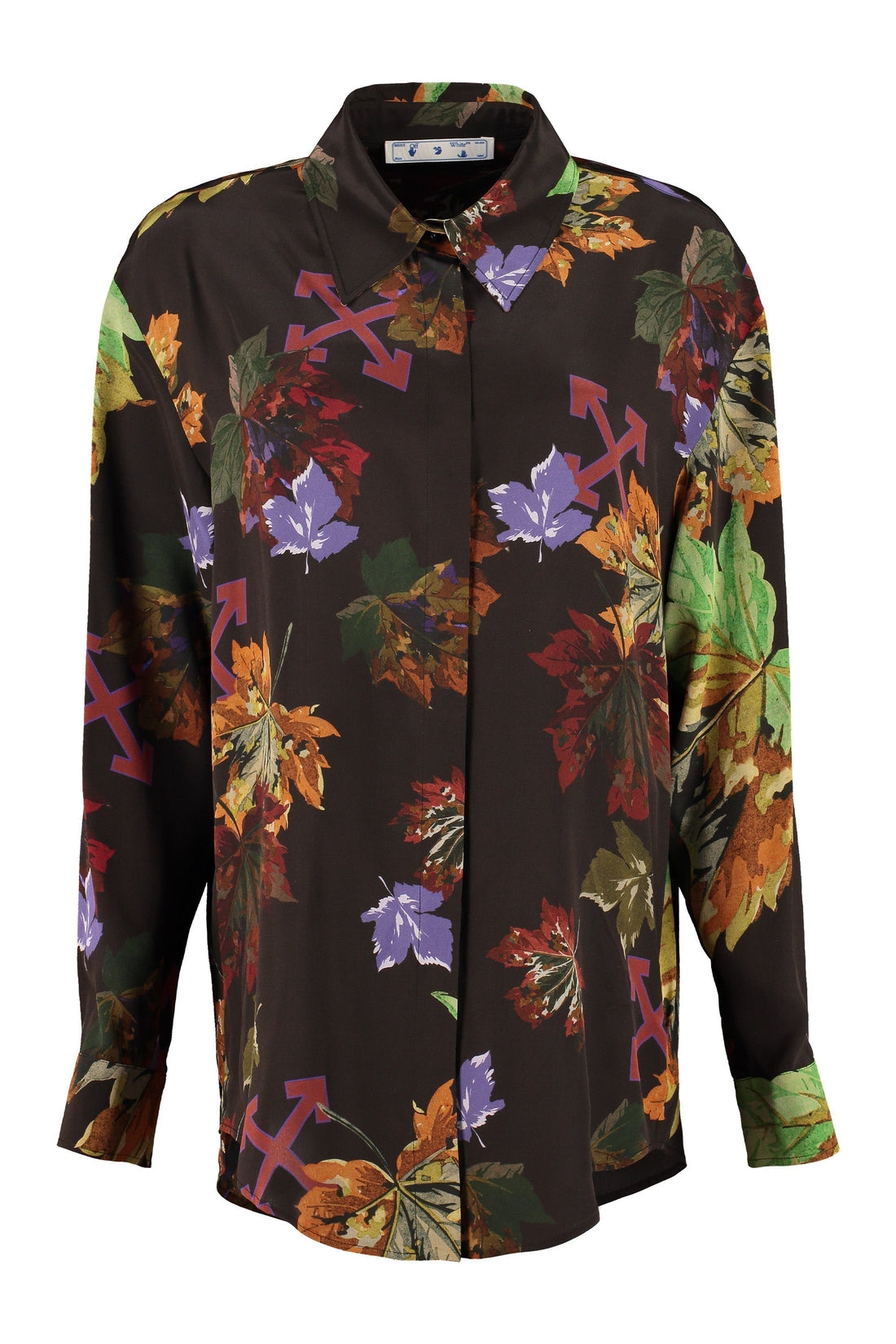 Off-White-OUTLET-SALE-Printed silk shirt-ARCHIVIST