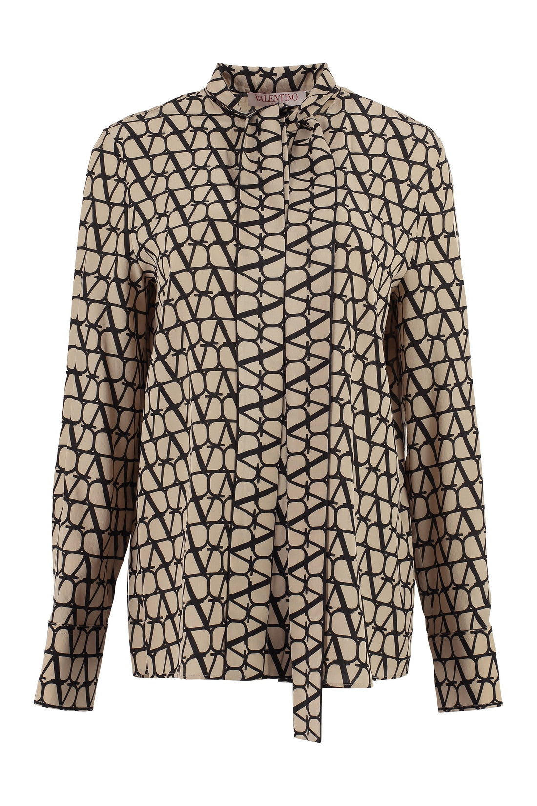 Valentino-OUTLET-SALE-Printed silk shirt-ARCHIVIST