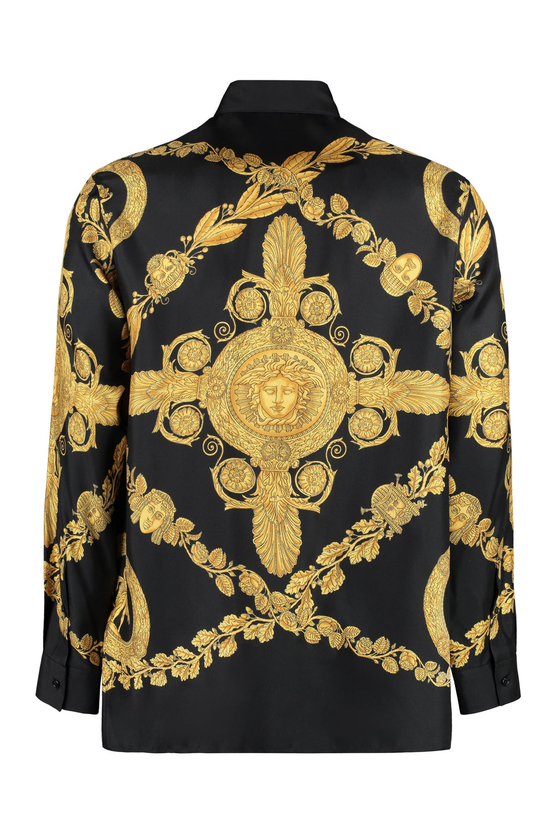 Versace-OUTLET-SALE-Printed silk shirt-ARCHIVIST