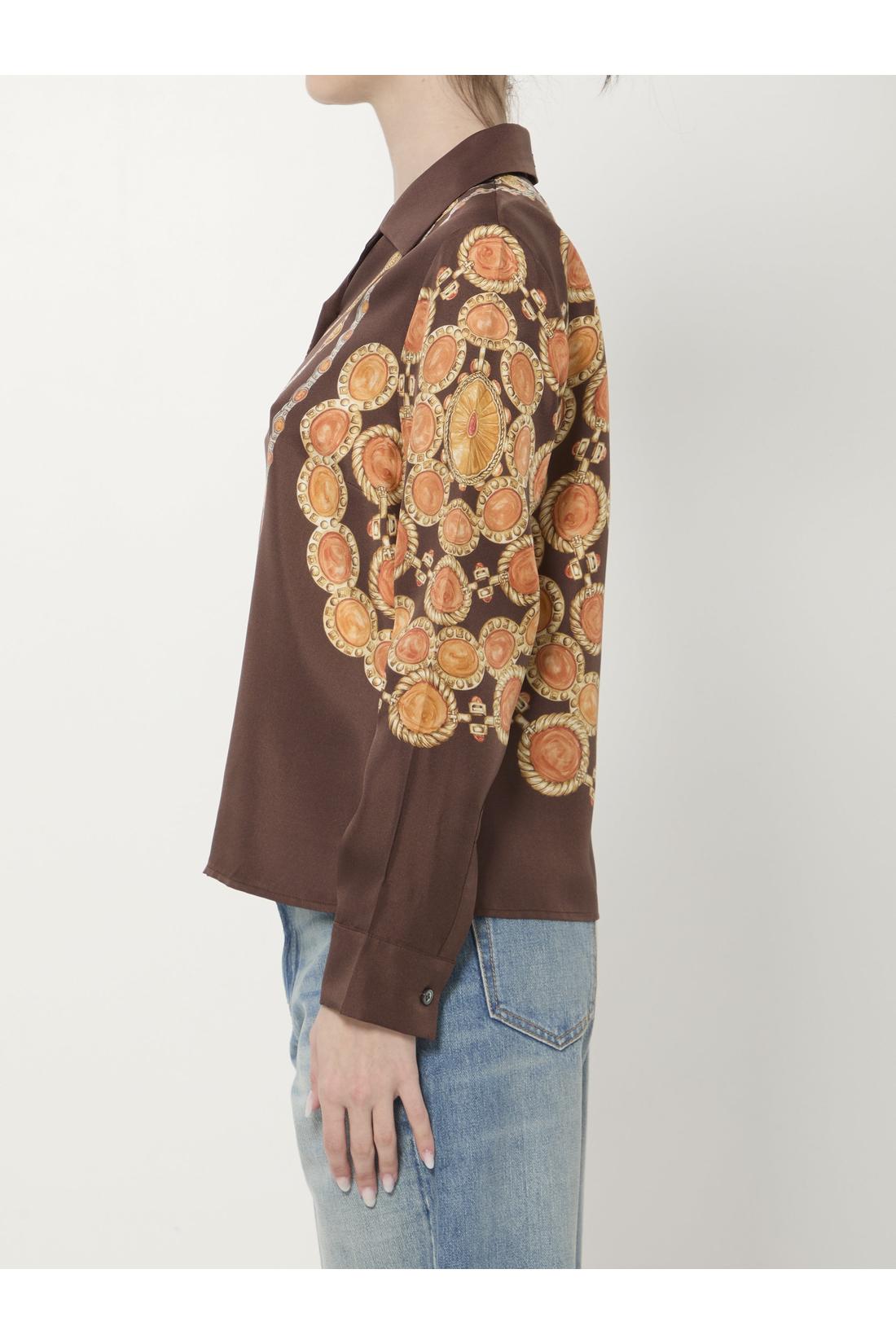 Versace-OUTLET-SALE-Printed silk twill shirt-ARCHIVIST