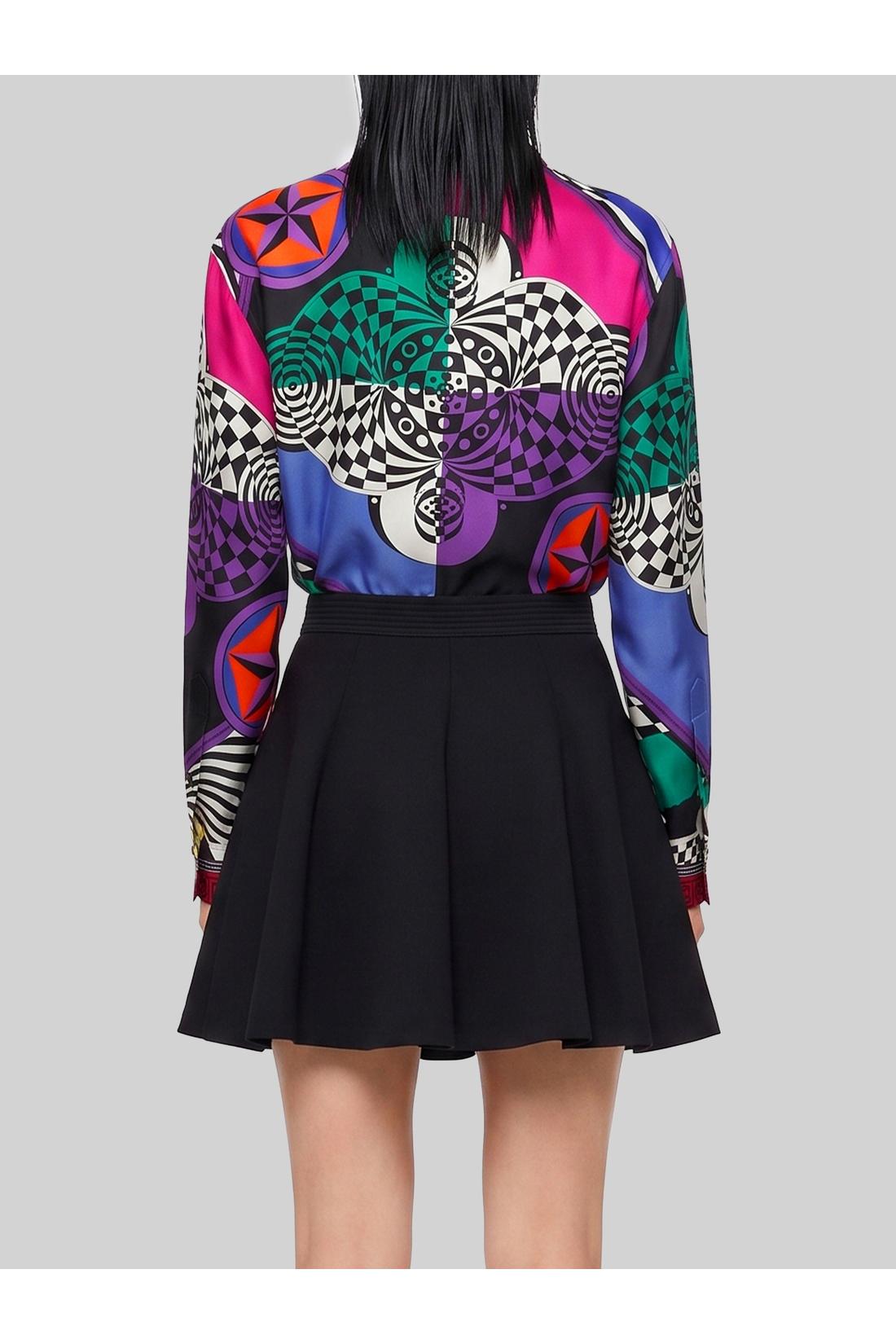 Versace-OUTLET-SALE-Printed silk twill shirt-ARCHIVIST