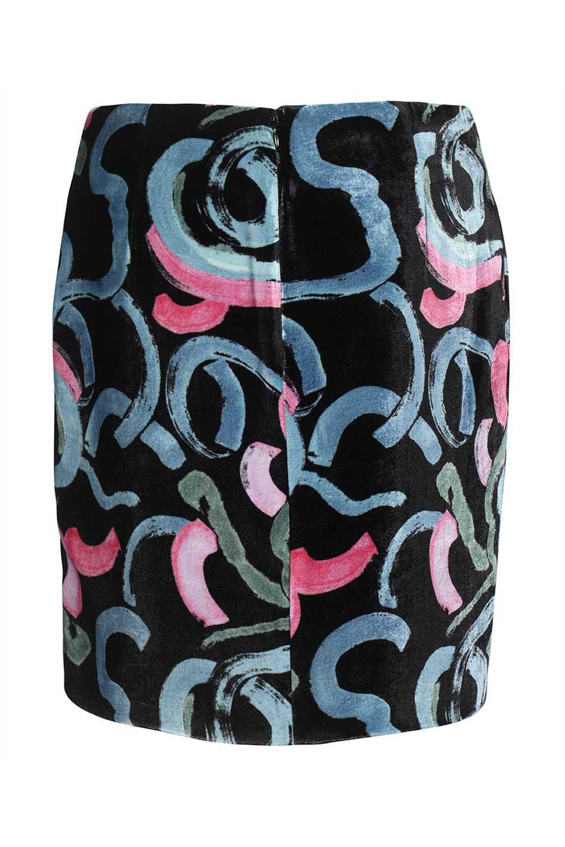 Piralo-OUTLET-SALE-Printed skirt-ARCHIVIST