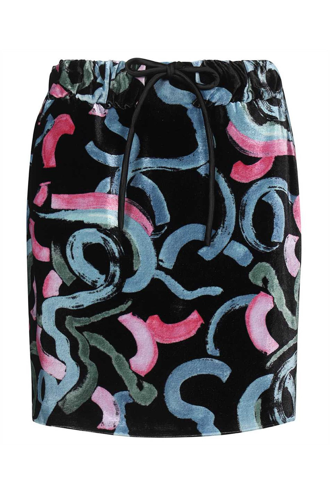 Piralo-OUTLET-SALE-Printed skirt-ARCHIVIST