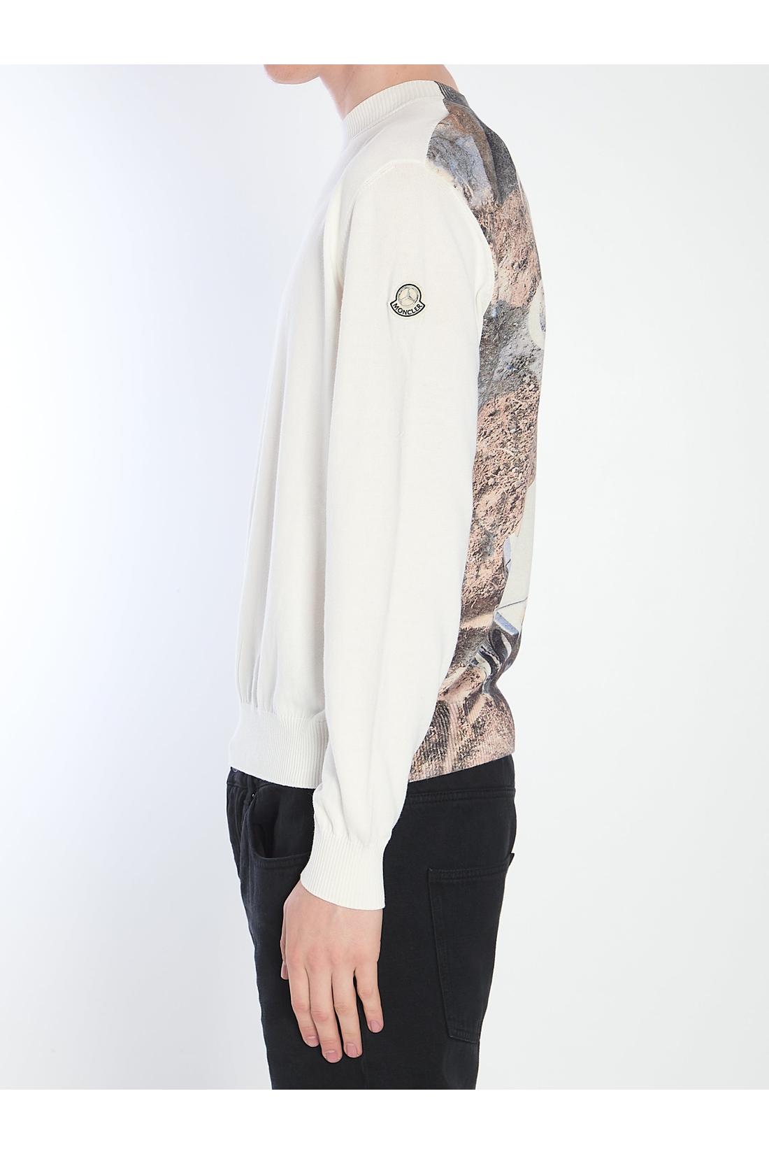 Moncler Mercedes-OUTLET-SALE-Printed sweater-ARCHIVIST