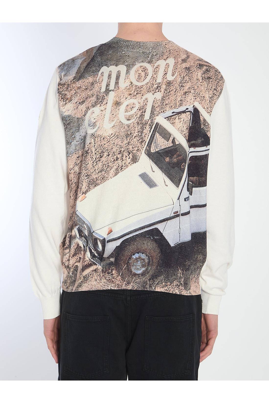 Moncler Mercedes-OUTLET-SALE-Printed sweater-ARCHIVIST