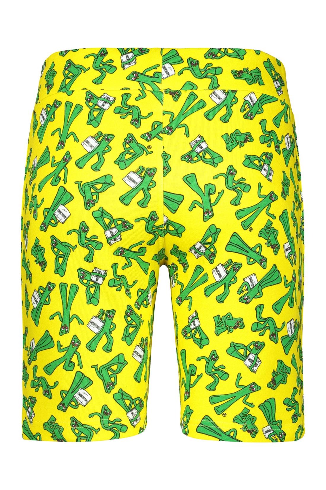 Moschino-OUTLET-SALE-Printed sweatshorts-ARCHIVIST