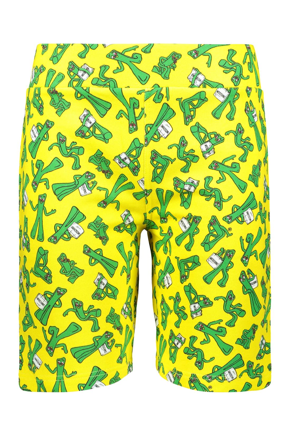 Moschino-OUTLET-SALE-Printed sweatshorts-ARCHIVIST