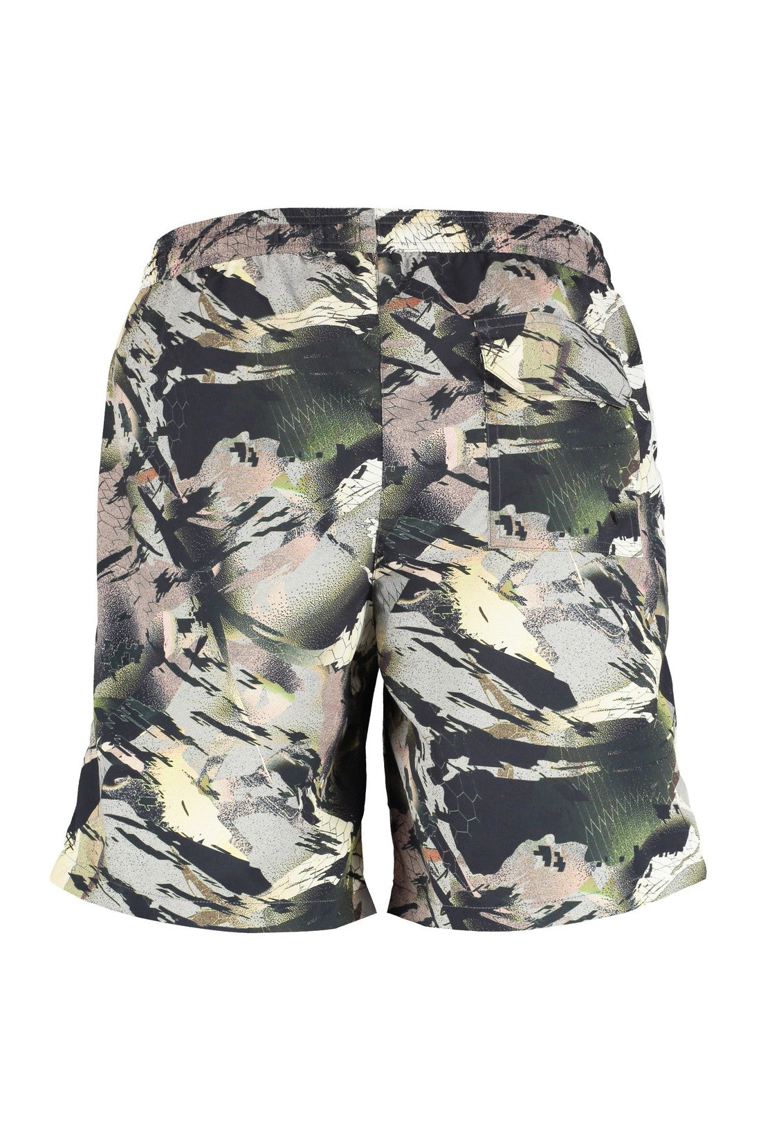 Heron Preston-OUTLET-SALE-Printed swim shorts-ARCHIVIST