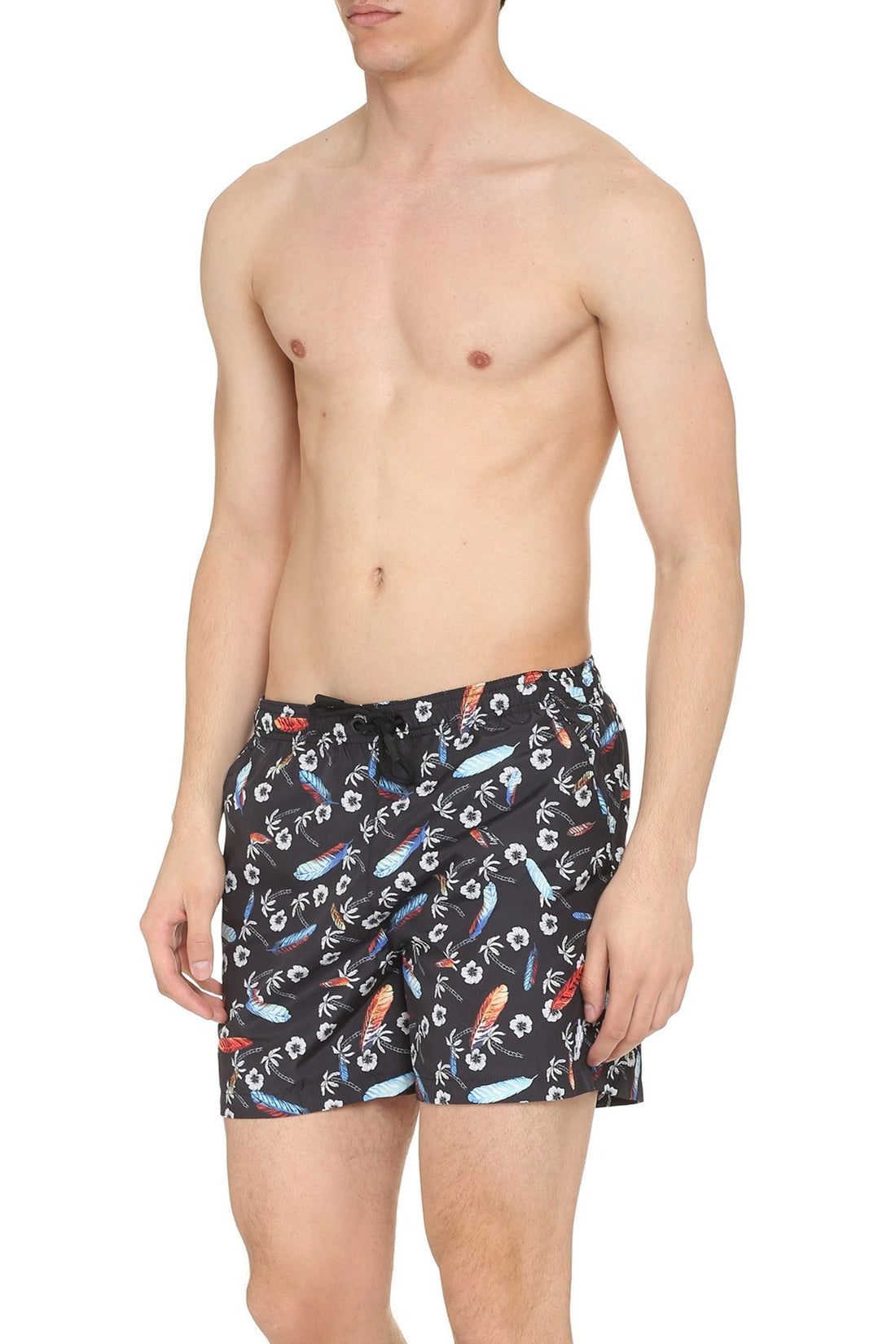 Marcelo Burlon County of Milan-OUTLET-SALE-Printed swim shorts-ARCHIVIST