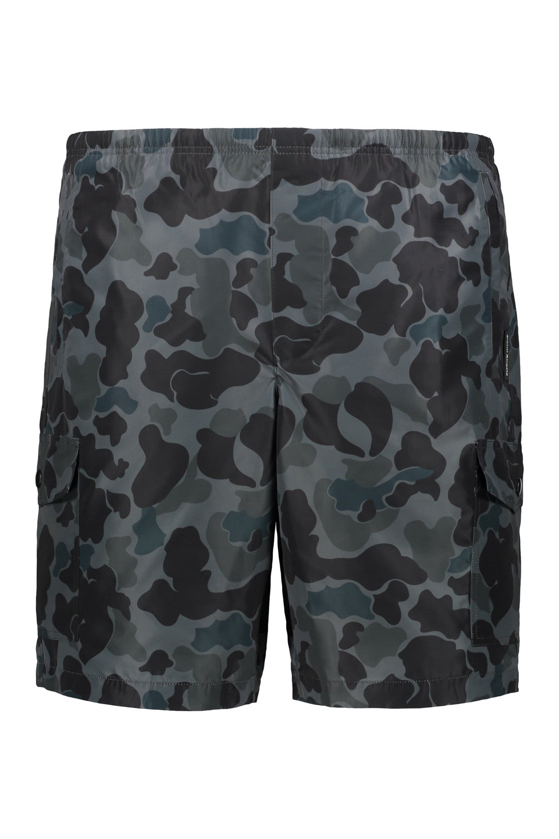 Palm Angels-OUTLET-SALE-Printed swim shorts-ARCHIVIST