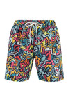 Piralo-OUTLET-SALE-Printed swim shorts-ARCHIVIST