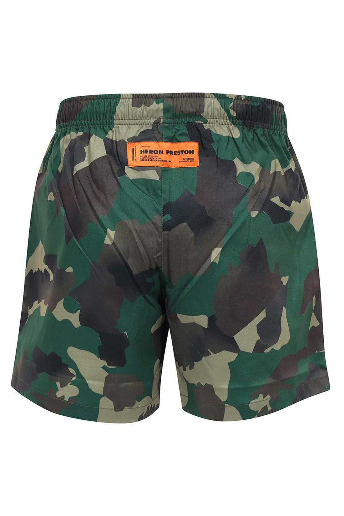 Heron Preston-OUTLET-SALE-Printed techno fabric bermuda-shorts-ARCHIVIST