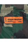 Heron Preston-OUTLET-SALE-Printed techno fabric bermuda-shorts-ARCHIVIST