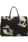 Alexander McQueen-OUTLET-SALE-Printed tote bag-ARCHIVIST