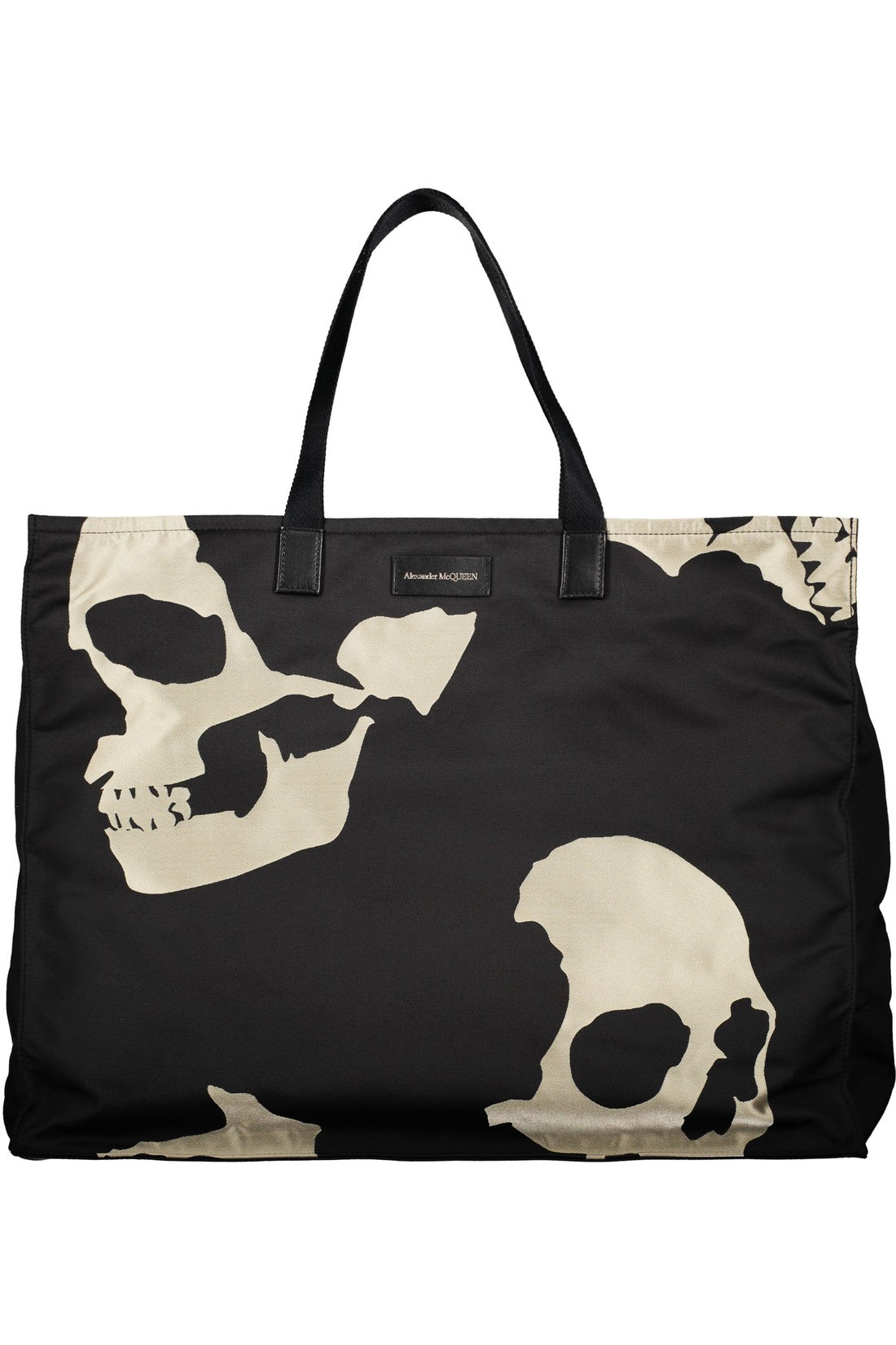 Alexander McQueen-OUTLET-SALE-Printed tote bag-ARCHIVIST