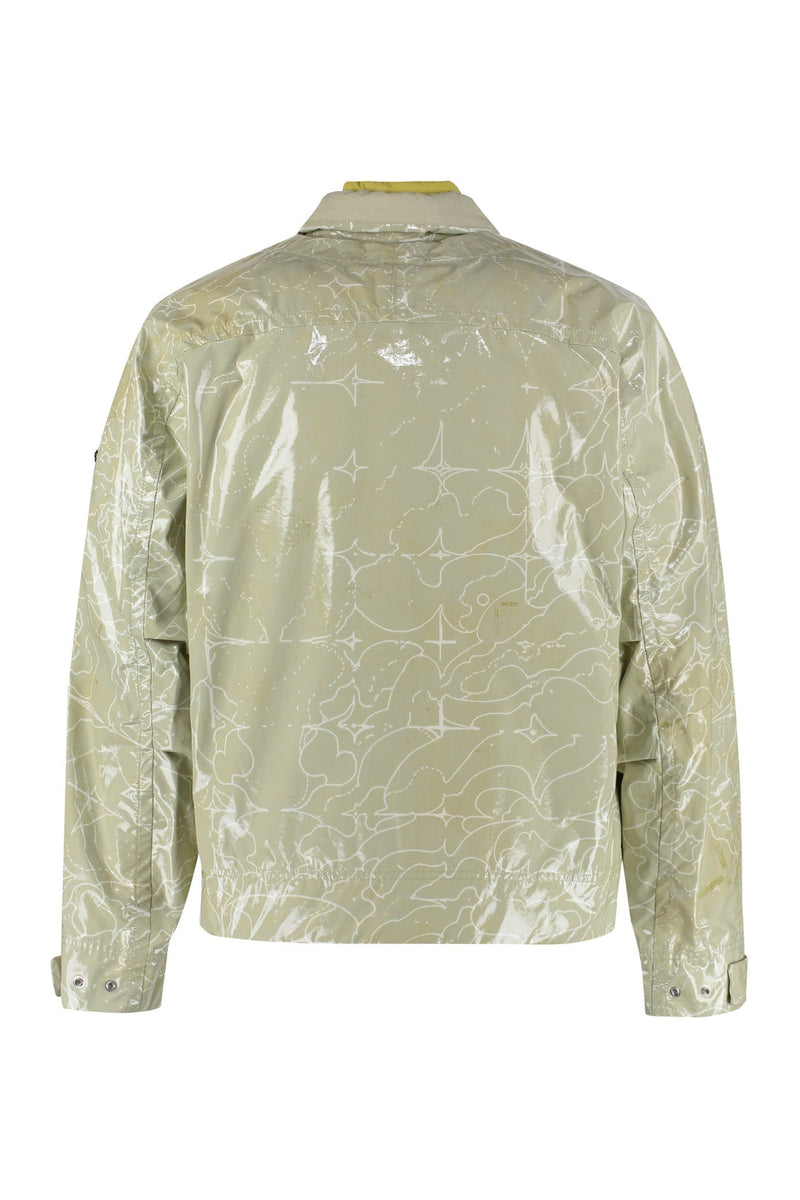 Stone Island Shadow Project-OUTLET-SALE-Printed windbreaker-ARCHIVIST