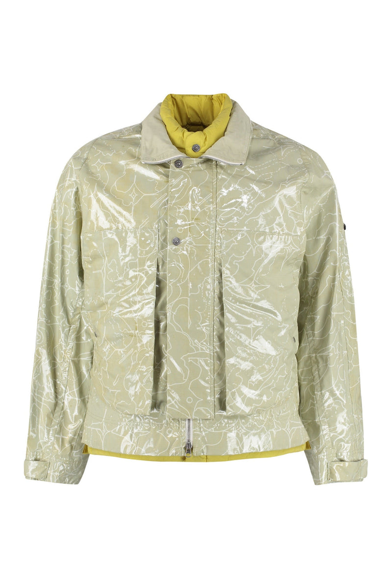 Stone Island Shadow Project-OUTLET-SALE-Printed windbreaker-ARCHIVIST