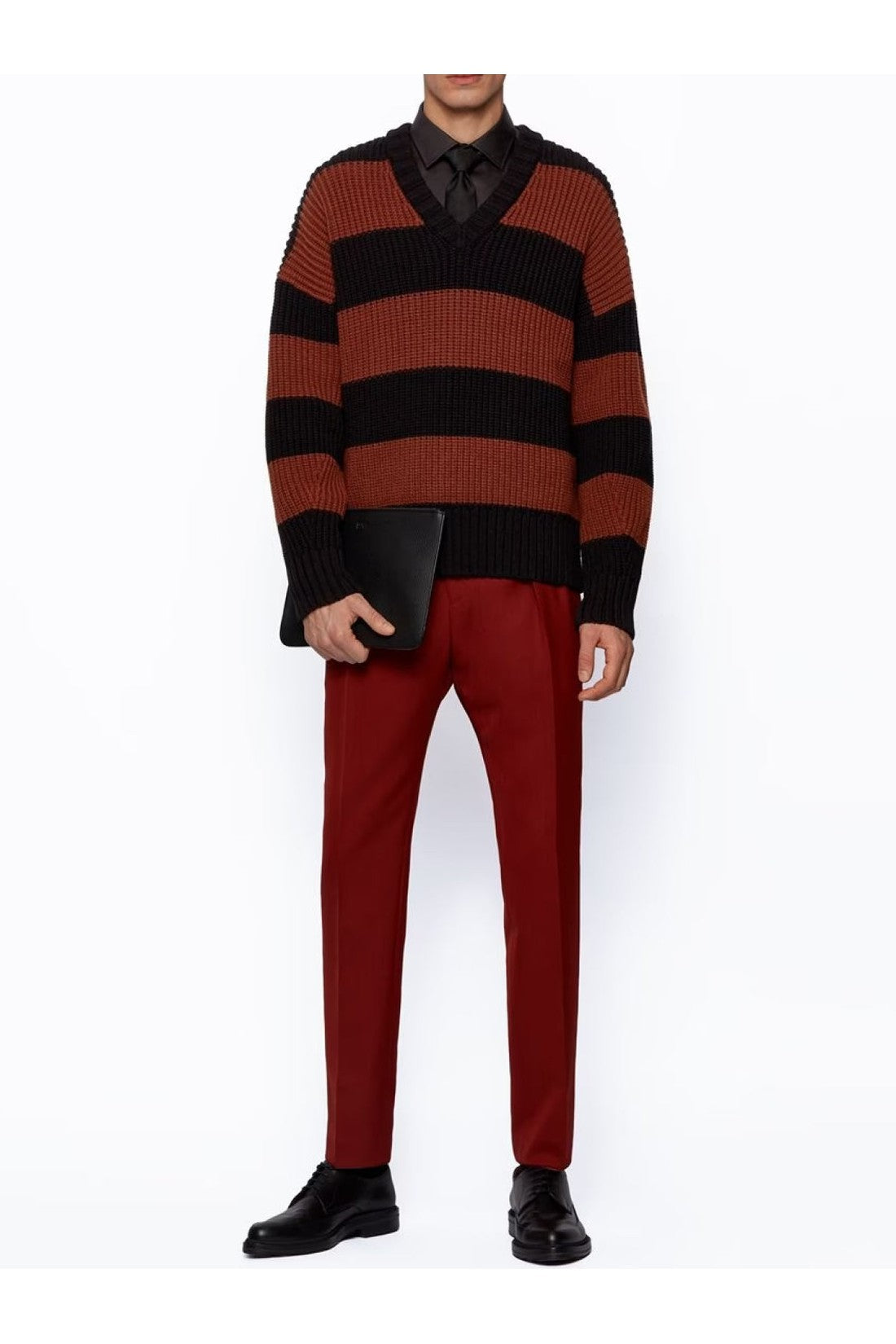 Hugo Boss-OUTLET-SALE-Proti Ribbed Sweater-ARCHIVIST