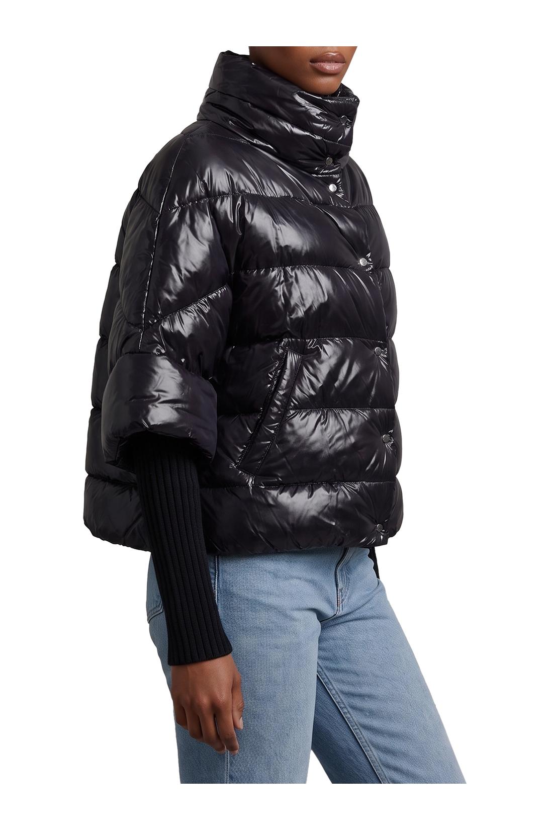 Herno-OUTLET-SALE-Puffer cape-style down coat with sleeves-ARCHIVIST