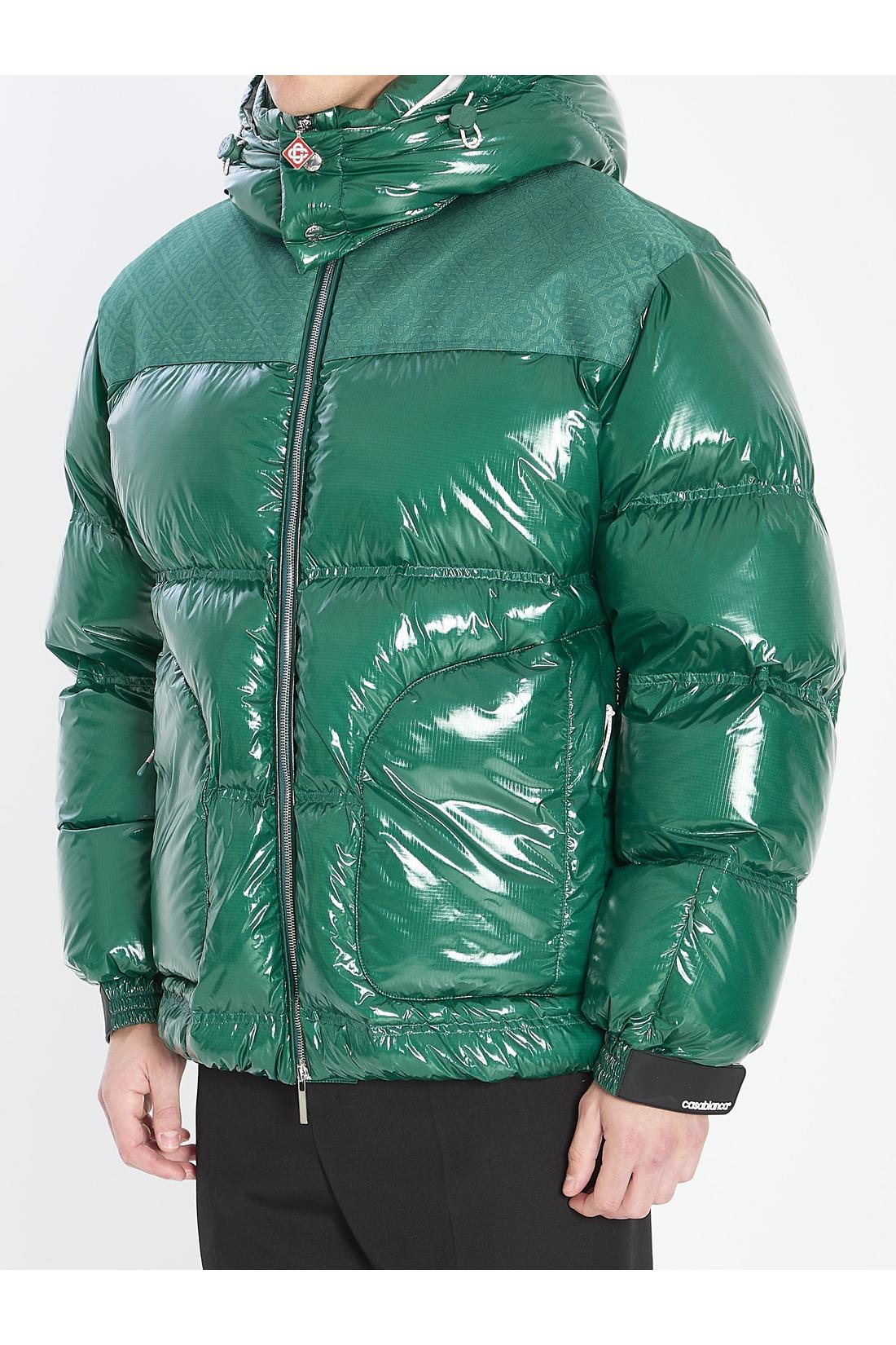 Casablanca-OUTLET-SALE-Puffer jacket in nylon-ARCHIVIST