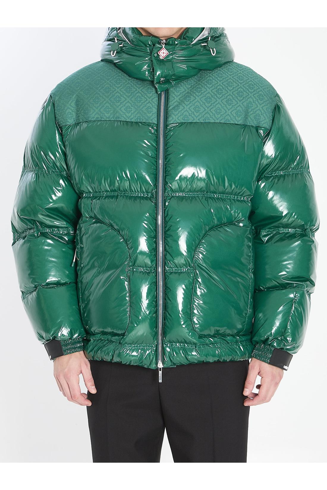 Casablanca-OUTLET-SALE-Puffer jacket in nylon-ARCHIVIST