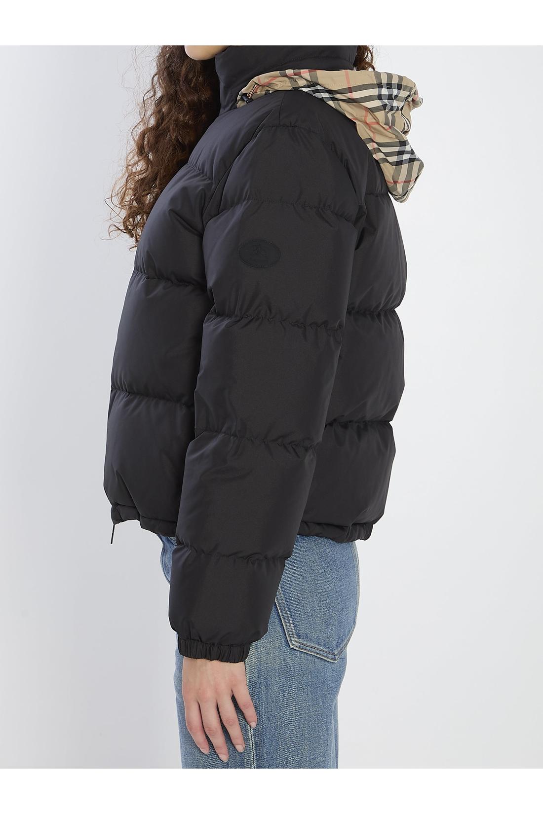 Burberry-OUTLET-SALE-Puffer jacket with concealed hood-ARCHIVIST