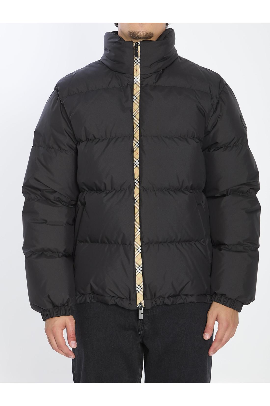 Burberry-OUTLET-SALE-Puffer jacket with packable hood-ARCHIVIST