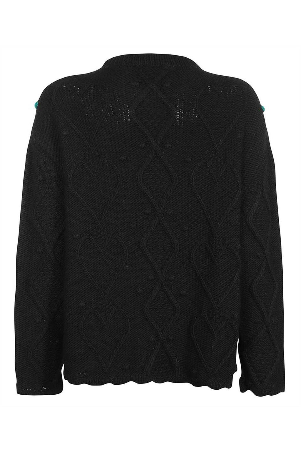 GCDS-OUTLET-SALE-Puffy long sleeve crew-neck sweater-ARCHIVIST