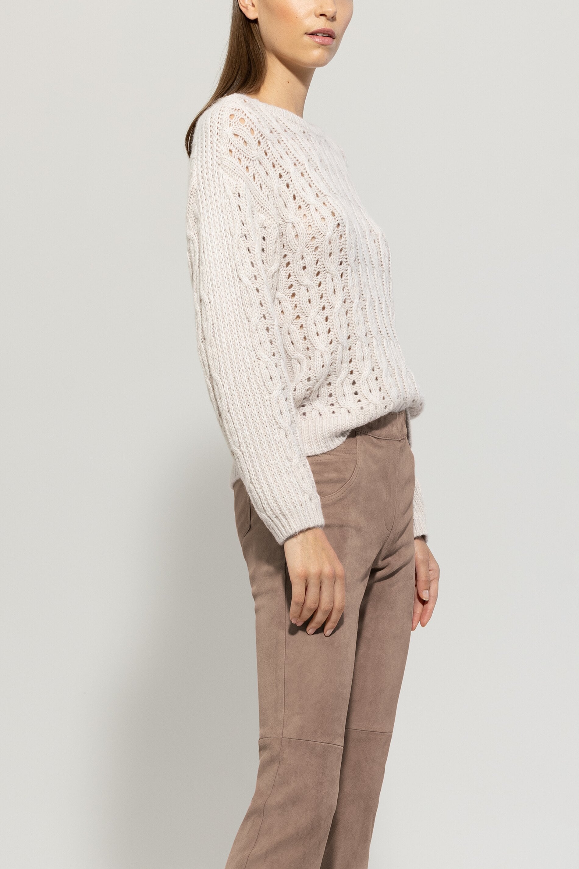 Luisa Cerano-Pullover aus Woll-Mix-Strick & Pullover-Black-Deal-Outlet-by-ARCHIVIST